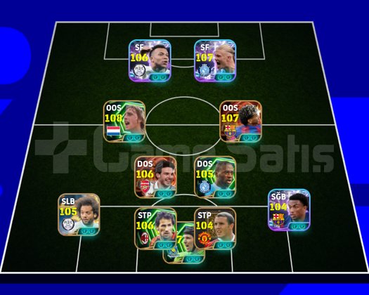 TEK BAĞ110 MESSİ MBAPPE 5 TANE BOMBACI FULL HESAP
