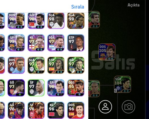 KG 3242 2 BOMBACI+CANTONA+PEPE+XAVİ+TAH+R10