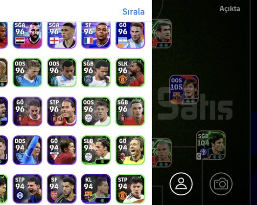 KG 3242 2 BOMBACI+CANTONA+PEPE+XAVİ+TAH+R10