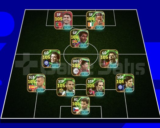 KG 3234 2 BOMBACI+RONALDO+ROMARİO+ALBA+CECH