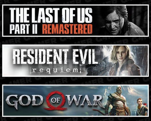Last Of Us 2 + Resident Evil Requiem + God Of War