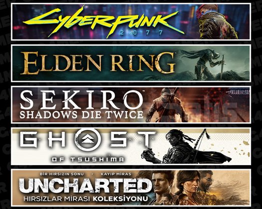 Cyberpunk + Elden + Sekiro + Tsushima + Uncharted