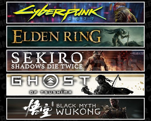 Cyberpunk + Elden + Sekiro + Tsushima + Wukong