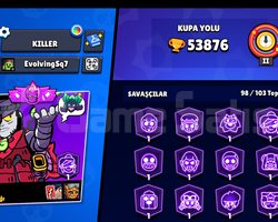 54k 98 karakter brawl stars hesabı