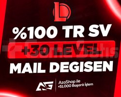 TR SERVER 30 LVL UNRANKED MAİL DEĞİŞEN
