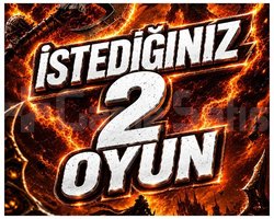 İSTEDİĞİNİZ 2 OYUN + OTO TESLİMAT + GARANTİ