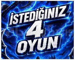 İSTEDİĞİNİZ 4 OYUN + OTO TESLİMAT + GARANTİ