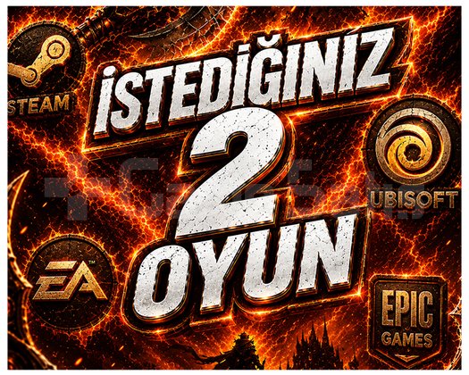 İSTEDİĞİNİZ 2 OYUN + OTO TESLİMAT + GARANTİ