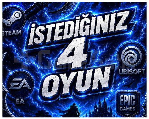 İSTEDİĞİNİZ 4 OYUN + OTO TESLİMAT + GARANTİ