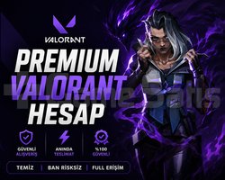 | ÖZEL STOK PREMİUM+++ | VALORANT RANDOM HESAP