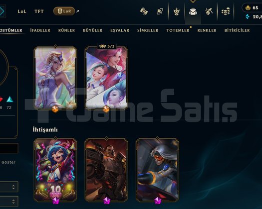 209 LEVEL - 162 KOSTÜM - UNRANKED +35,000 SATIŞ