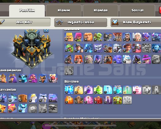 SAĞLAM DEMİRCİLİ+BB 16 MAXTAN GEÇME+184 LEVEL