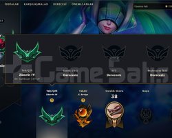 EUW +30 LP -10 LP YÜKSEK WR HESAP MAİL ONAYSIZ