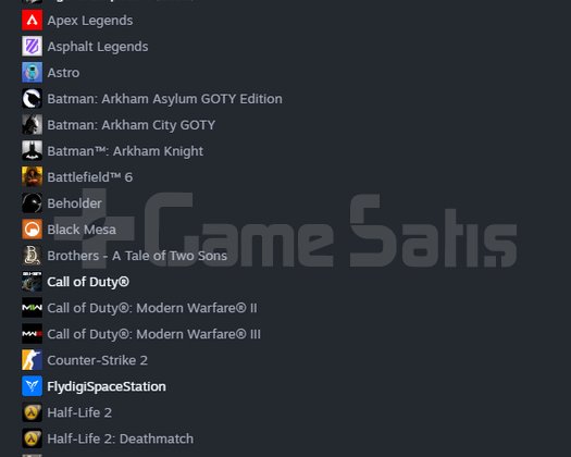 Satılık steam hesabı. -