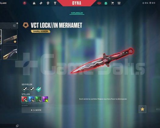 VCT LOCK//IN MERHAMET + + ONI SETLİ | 177 LVL