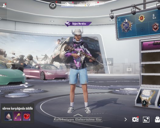 PUBG TESLA SPOR ARAÇLI HESAP