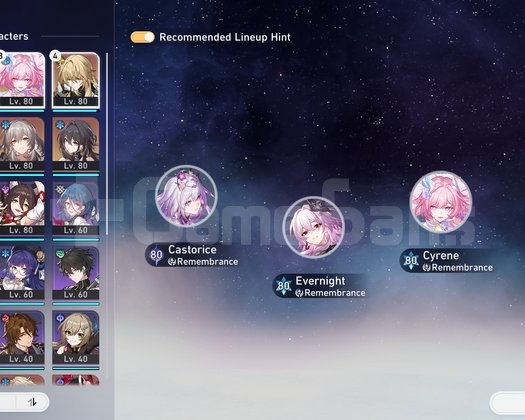 E6S1 Cyrene Casto-Evernight Team