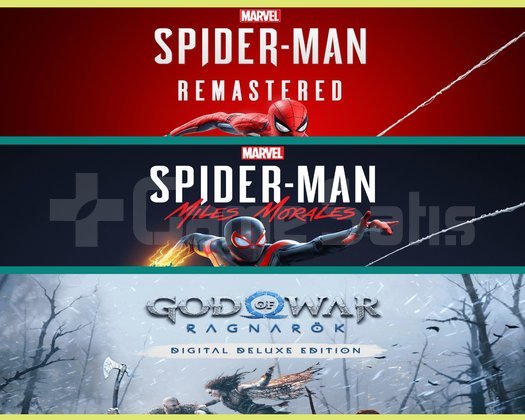 Spider Remastered + Miles Morales + Ragnarök