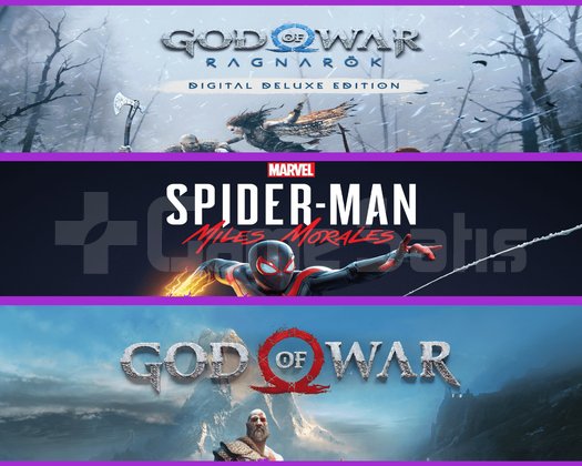 Ragnarök + Miles morales + God Of War