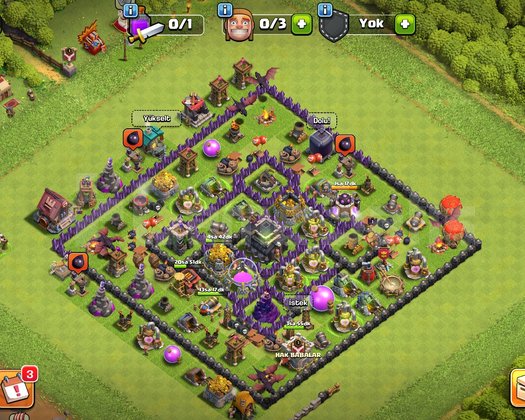 Clans of clans uyguna orta seviye hesap