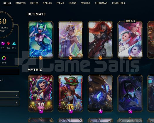 YÜKSEK ELO 430 SKİN TR LOL HESABI