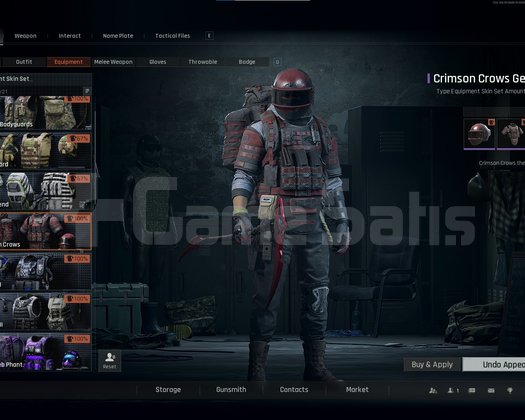 METEORIC CLAW,NEON PULSE,SCARLET REAPER FULL SET