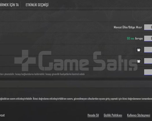 BUZ DİYARI 3 SEVİYE EFSANE PUBG MOBİLE HESAP