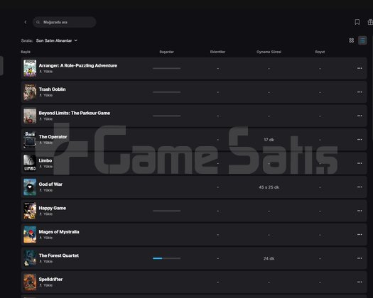 Emek Verilmiş Epic Games Hesabı Satılık
