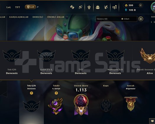 595 KOSTÜM 105K ÖZ 588 LVL EFSANE DOLU MAİL HESAP
