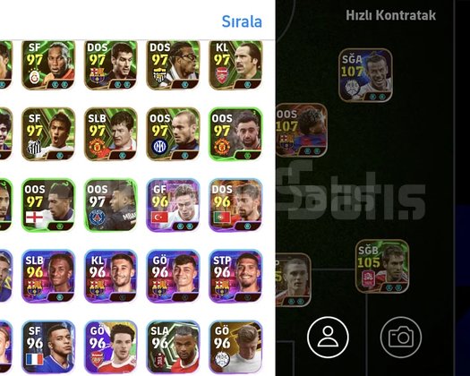 EFSANE HESAP EFOOTBALL