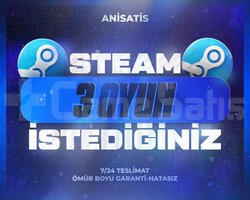 İstediğiniz 3 Oyun + OTO GUARD + Garanti 600+Oyun