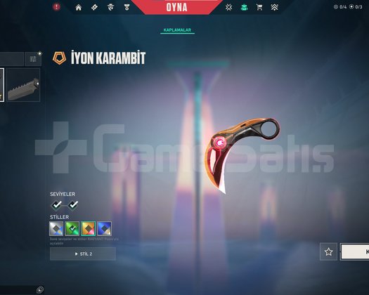 İyon Karambit Kaosun Başlangıcı Vandal Anomali Pha