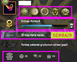TEK FİYAT ! FACEİT ! 7 MADALYA 273 WİN 1798 SAAT