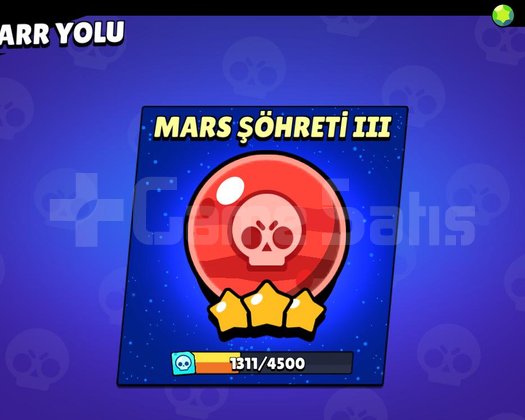 67k 103 karakter Mars Şöhreti 3 hesap