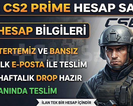 CS2 Prime Hesap | Bansız | İlk Mail | Hemen Teslim