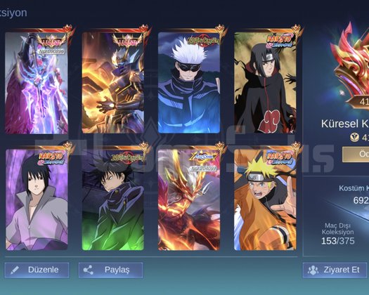 Küresel 410k 41k siralama