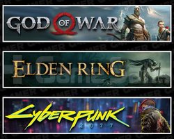 God Of War +Elden Ring +Cyberpunk 2077