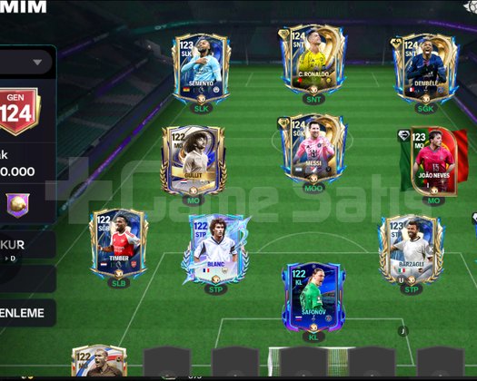 utots DEMBELE MESSİ RONALDO LU ÇOK SAĞLAM 124 GEN