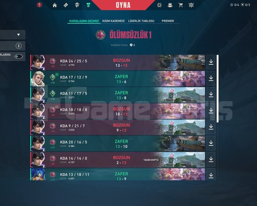 İMMORTAL 1 CHAMPİONS SETLİ FULL+FULL