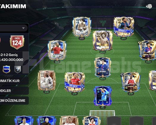 124 Gen FC Mobile Hesap