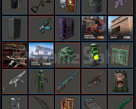 Rust Acc 5 DLC / werewolf mega kit all servers