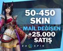 50-450 SKIN | MAİL DEĞİŞEN RANDOM | 35,000+ SATIŞ
