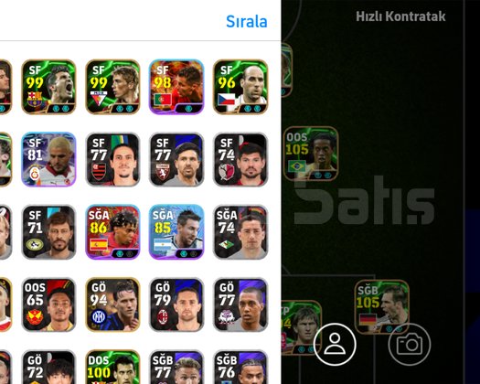 Uyguna E football mobil hesabı