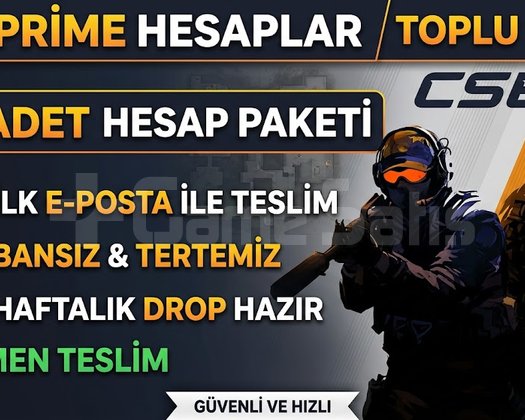 10 Adet CS2 Prime Hesap-İlk E-postalı-Drop Hazır