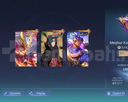 Naruto Kostümlü Dönüş Efektli Hesap