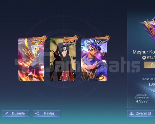 Naruto Kostümlü Dönüş Efektli Hesap