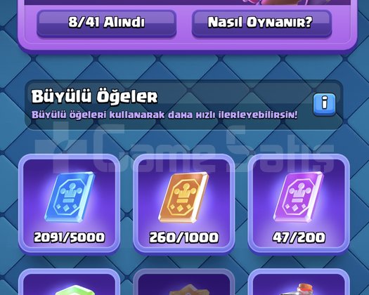 ACİL SATILIK 8 EVRİM 2 KAHRAMAN 6600 KUPA 1200 ELM