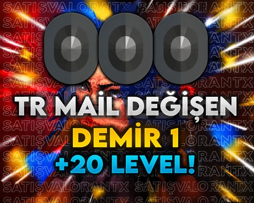TR - DEMİR 1 - MAİL DEĞİŞEN - ULTRA DÜŞÜK MMR!