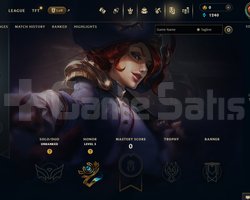 EUW Unranked | 1 Kostüm | LoL Hesap