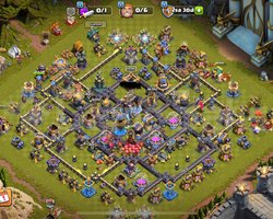 Bol kostümlü arka planlı full + full coc hesabı